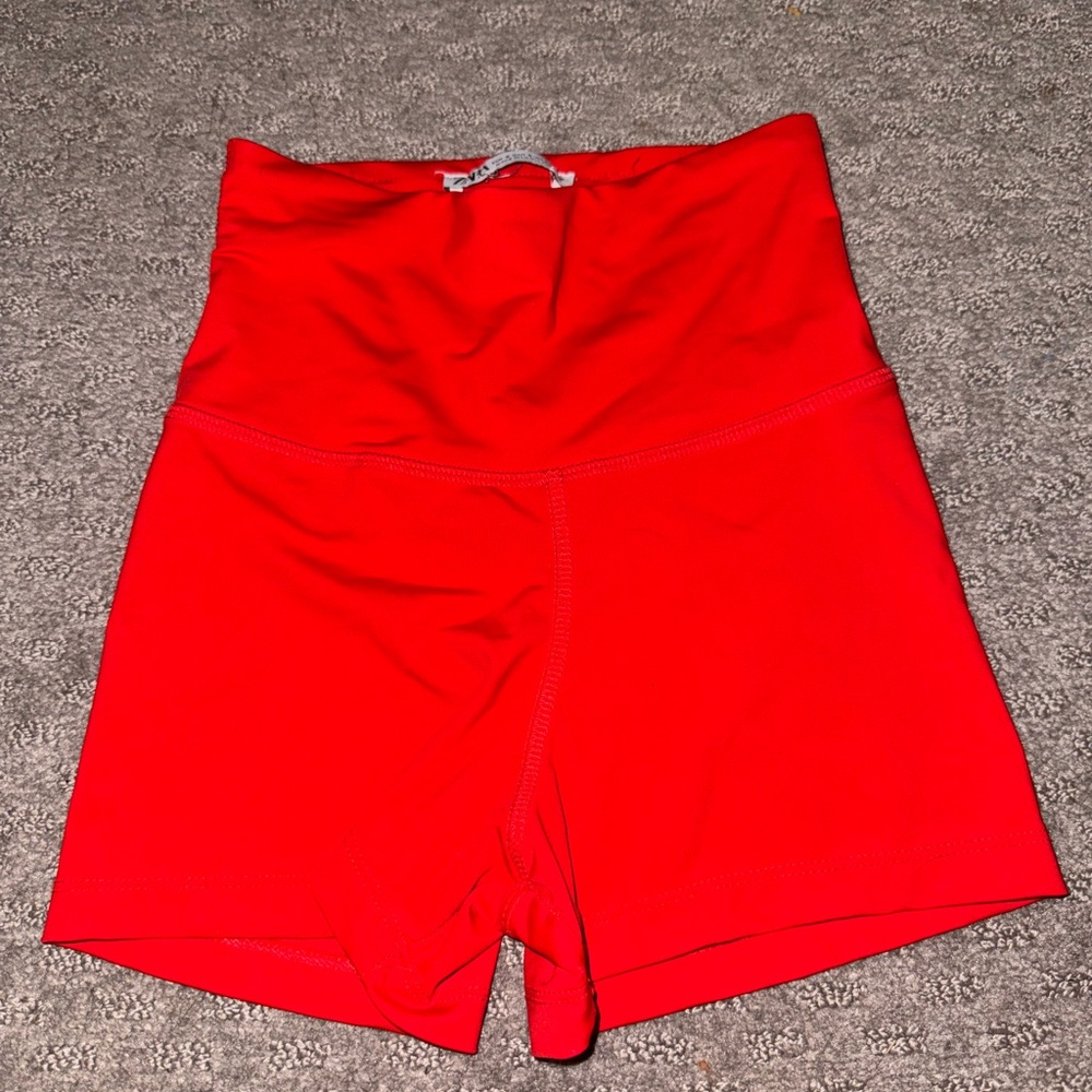 Zara biker shorts
